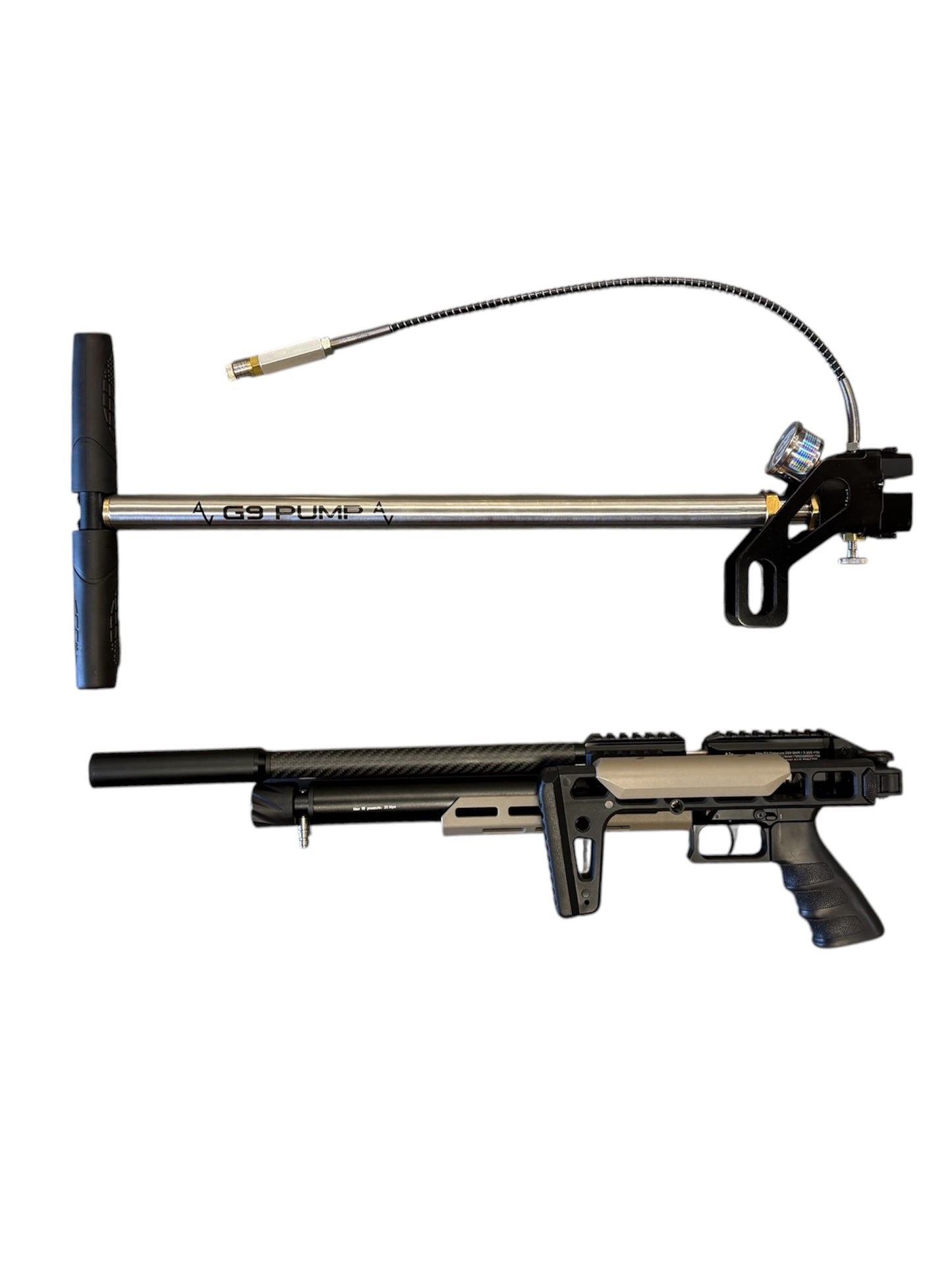 Air Venturi Alpha Compact .22 + AV G9 Hand Pump Combo | Airgun + Pump