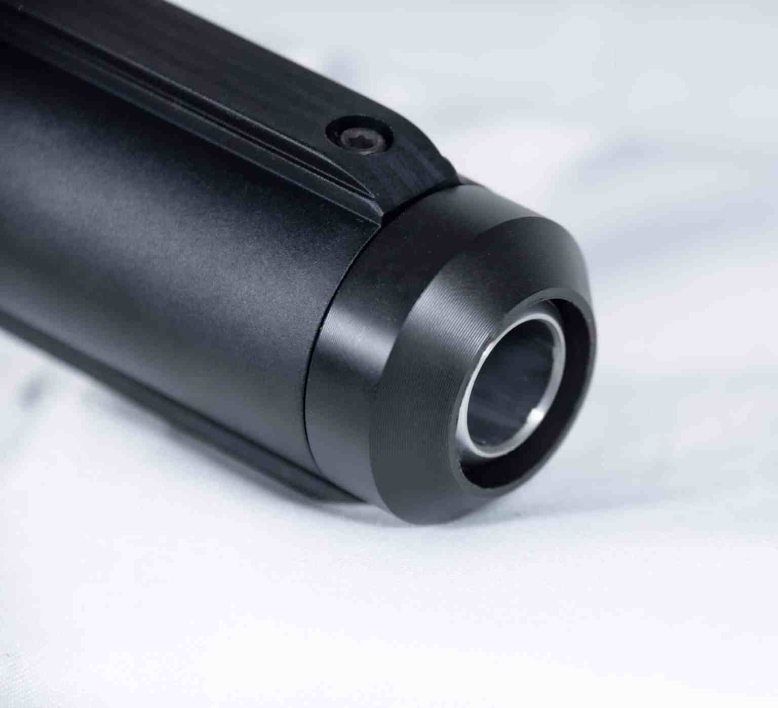 AirForce Tex Rex Brush Gun big bore air rifle muzzle end