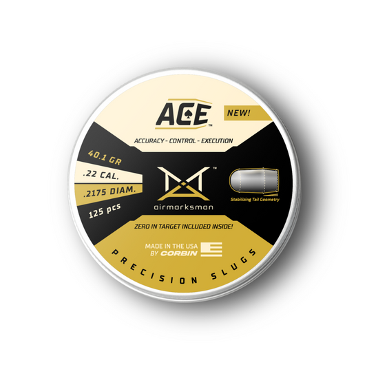 AirMarksman “ACE” Precision Slug – .22 40.1gr (.2175) – 125ct – Boat Tail