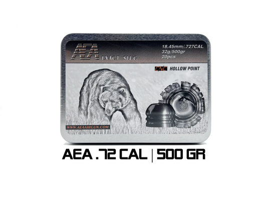 AEA .72 Caliber Slugs - CNC Machined Airgun Ammo