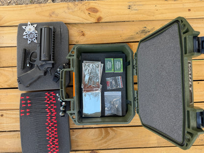 Custom 2 of 2 9mm Blowgun Revolver Camping Kit
