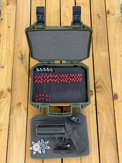 Custom 2 of 2 9mm Blowgun Revolver Camping Kit