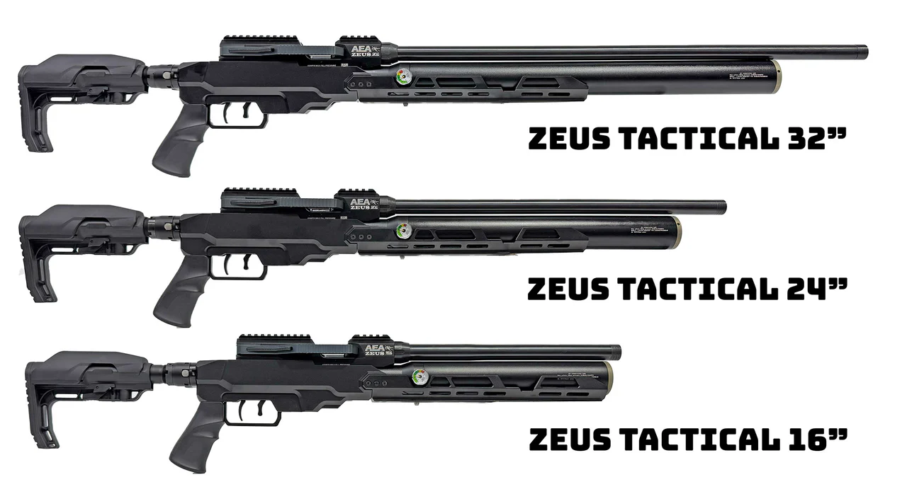 AEA Zeus GEN 2 Tactical .72 Cal | Big Bore Air Rifle