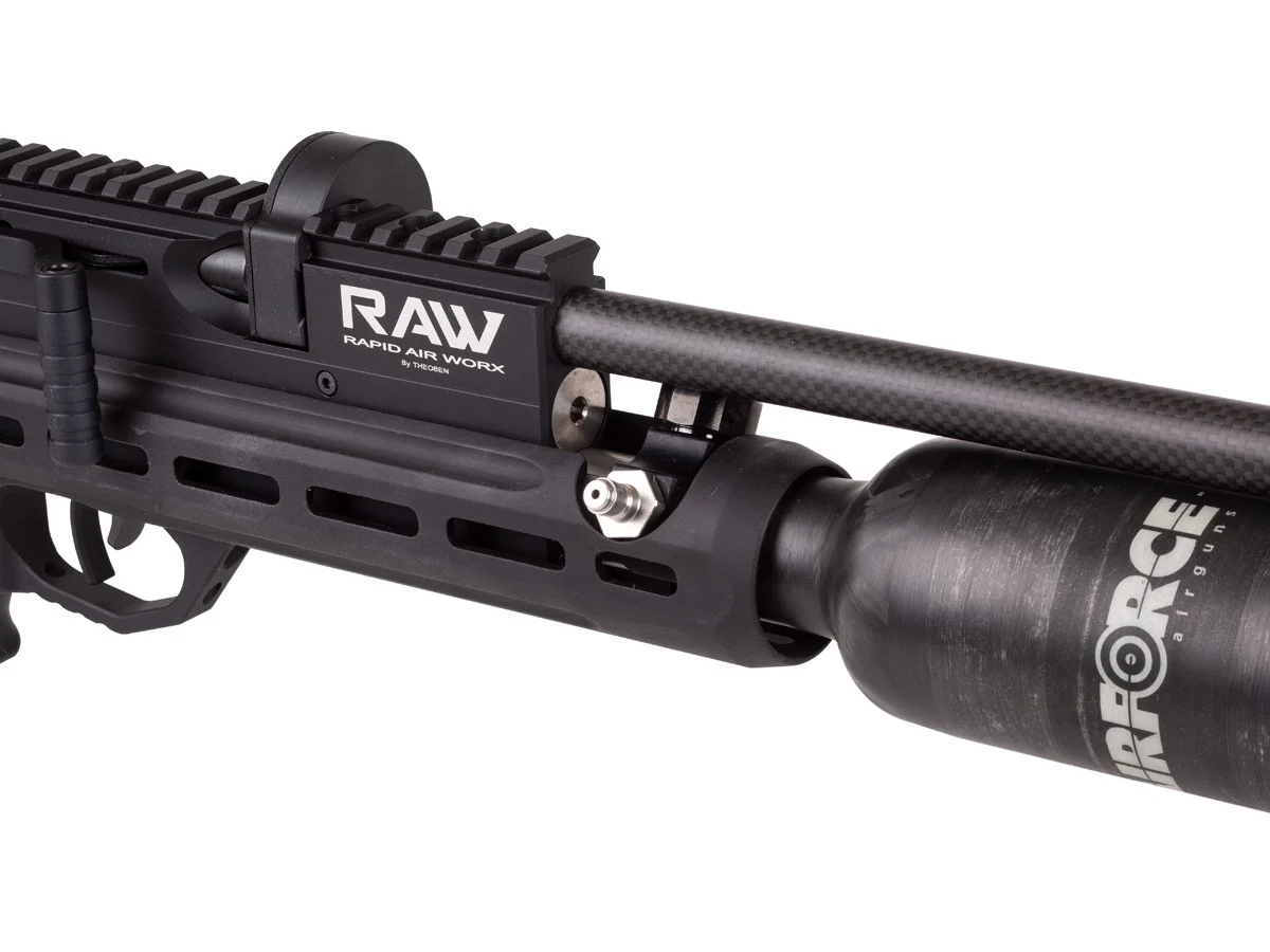 RAW HM1000X – with Moderator | Factory-Tuned Competition PCP Air Rifle | Caliber & Barrel Interchangeable