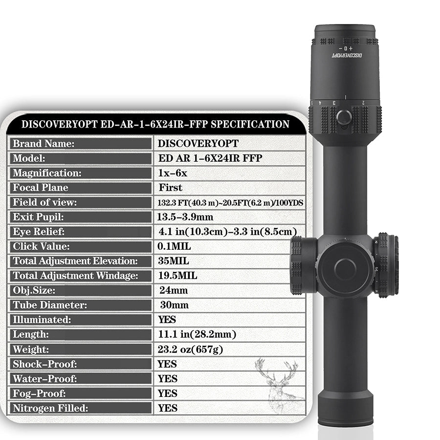 LPVO ED-AR 1-6x24 FFP