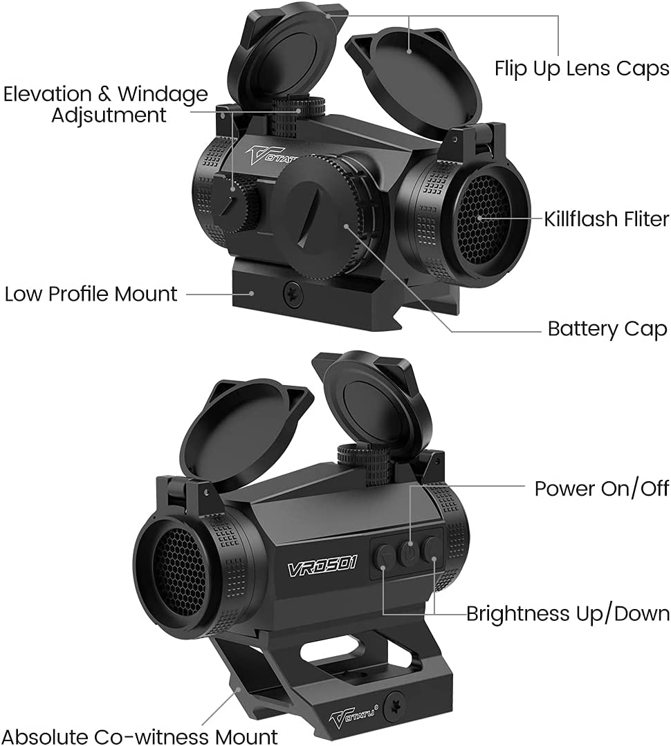 Votatu VRD501 Raised Red Dot Sight