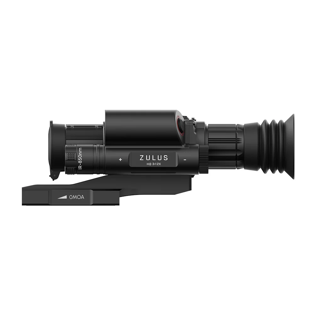 ZULUS HD 3-12X Digital Night Vision Scope with Laser Rangefinder and Ballistic C image 0